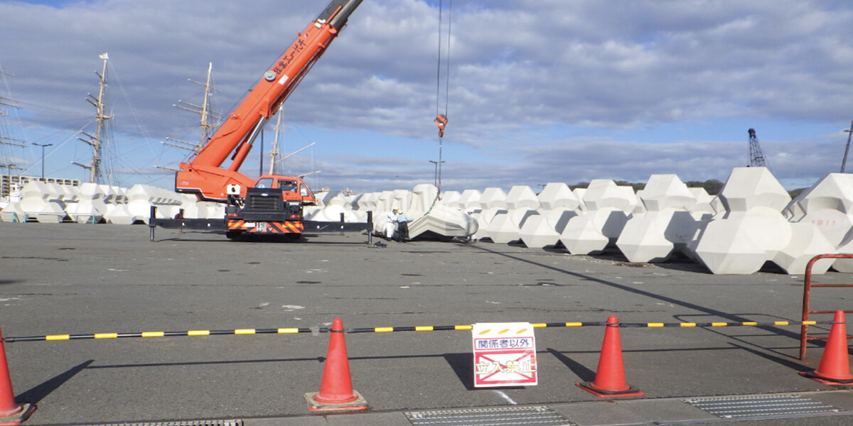 ブロック制作工事